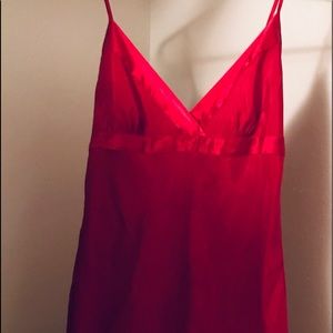 Victoria’s Secret satin gown